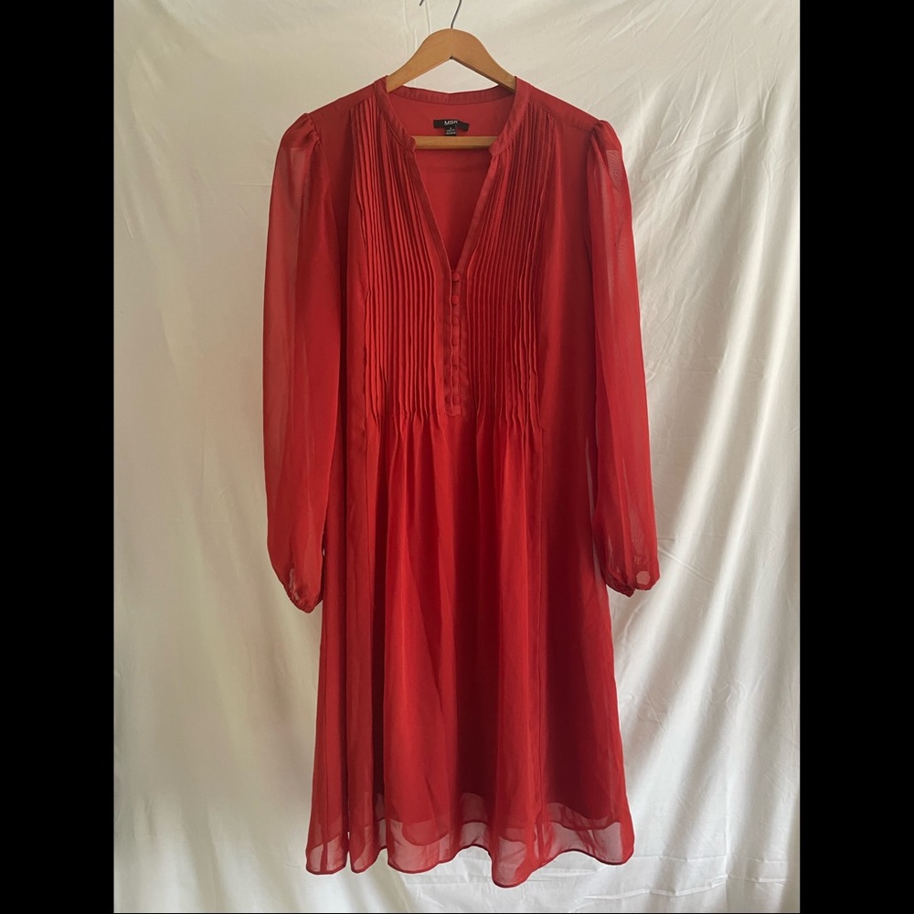 MSK midi dress